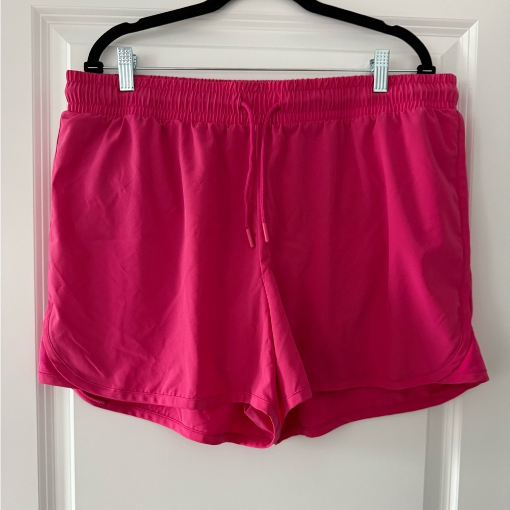Ideology Women's Vibrant Pink Athletic Shorts